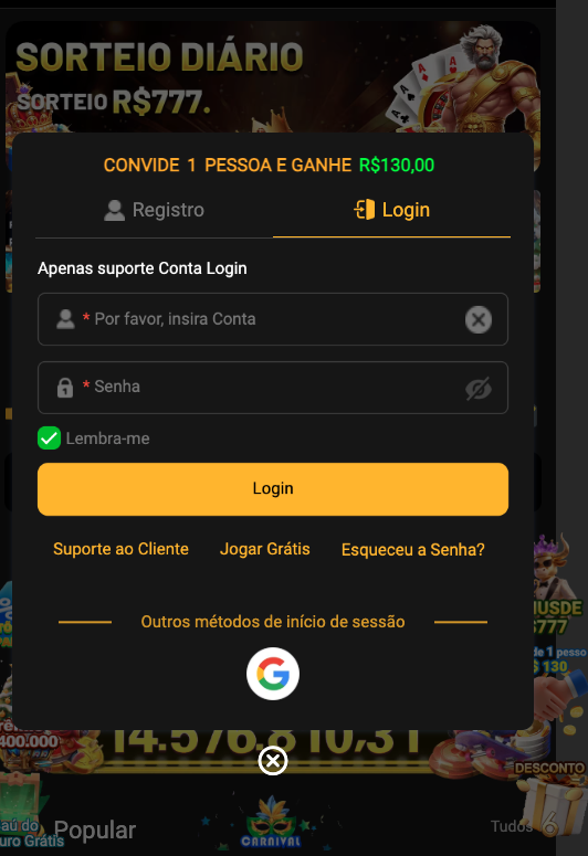 Aplicativo móvel BET900